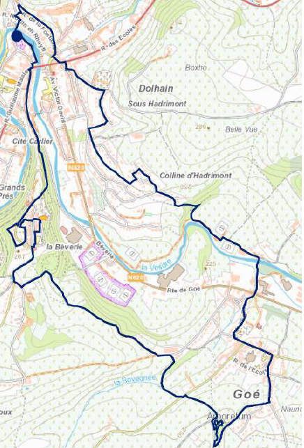 Balade 8 km parcours